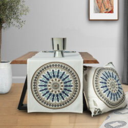 Empty minimal room with gray wall and curtain