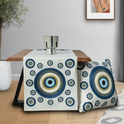 Empty minimal room with gray wall and curtain