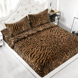 set sentoniou me kafe animalprint